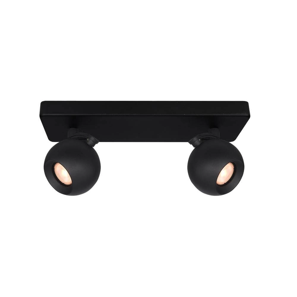 Ceiling lamp Bolero sphere 2-light black