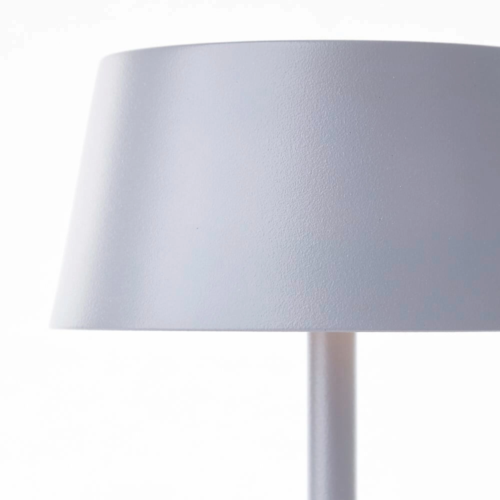 Gray design table lamp Picco on battery Brilliant 4004353437724