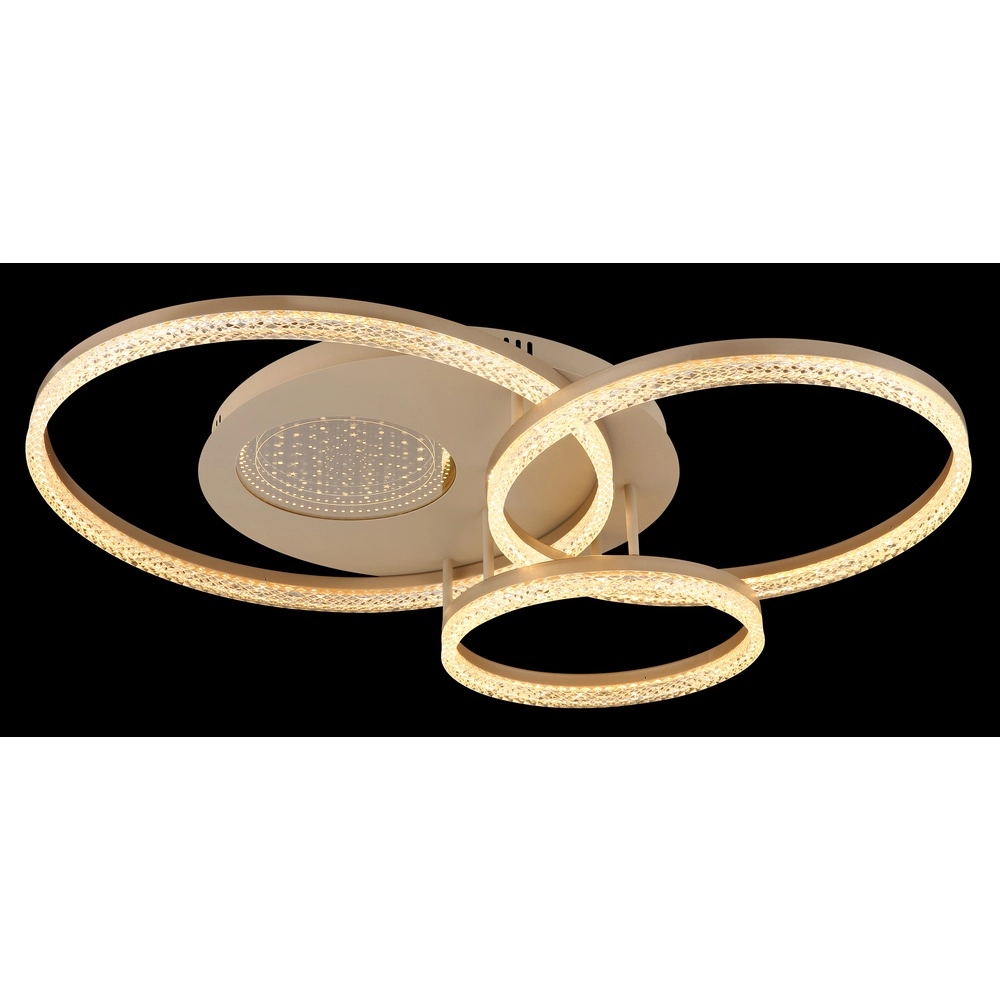 Ceiling lamp sand brown Sanford round Globo 9007371589739
