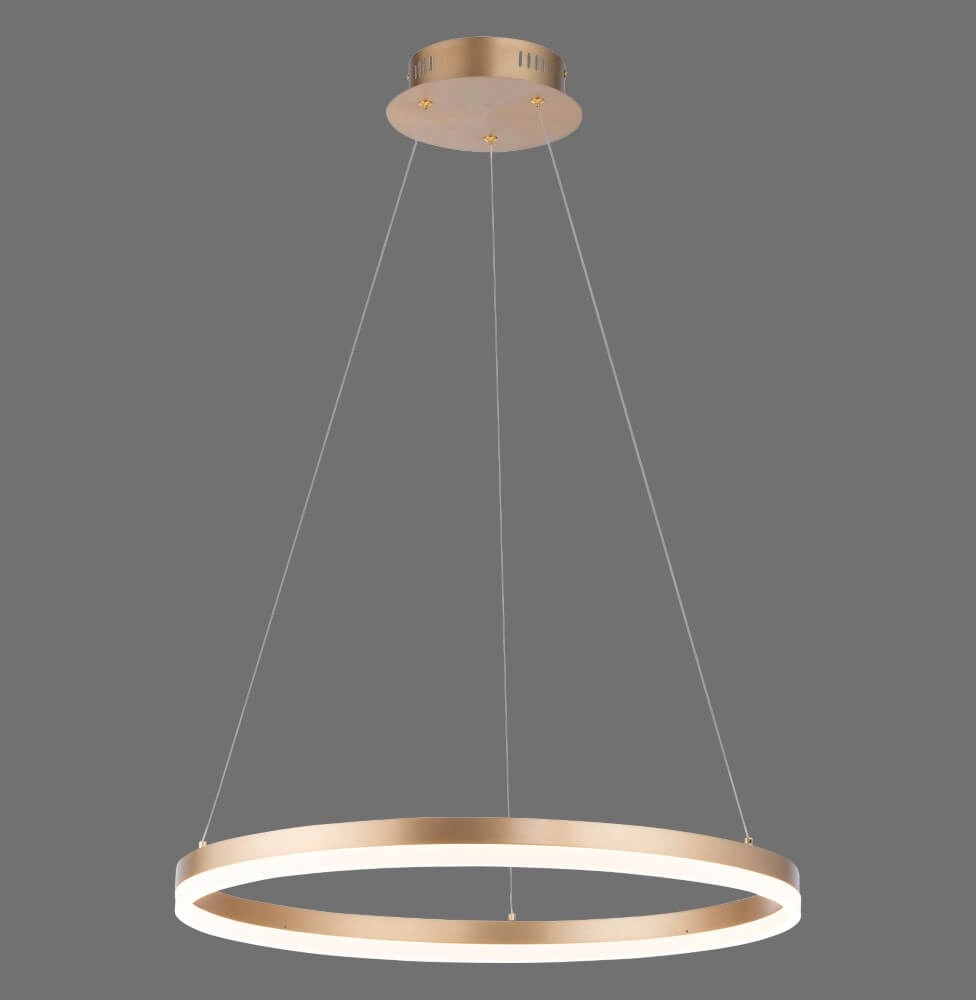 Modern pendant lamp Titus Ø 60cm antique brass Paul Neuhaus 4012248362853