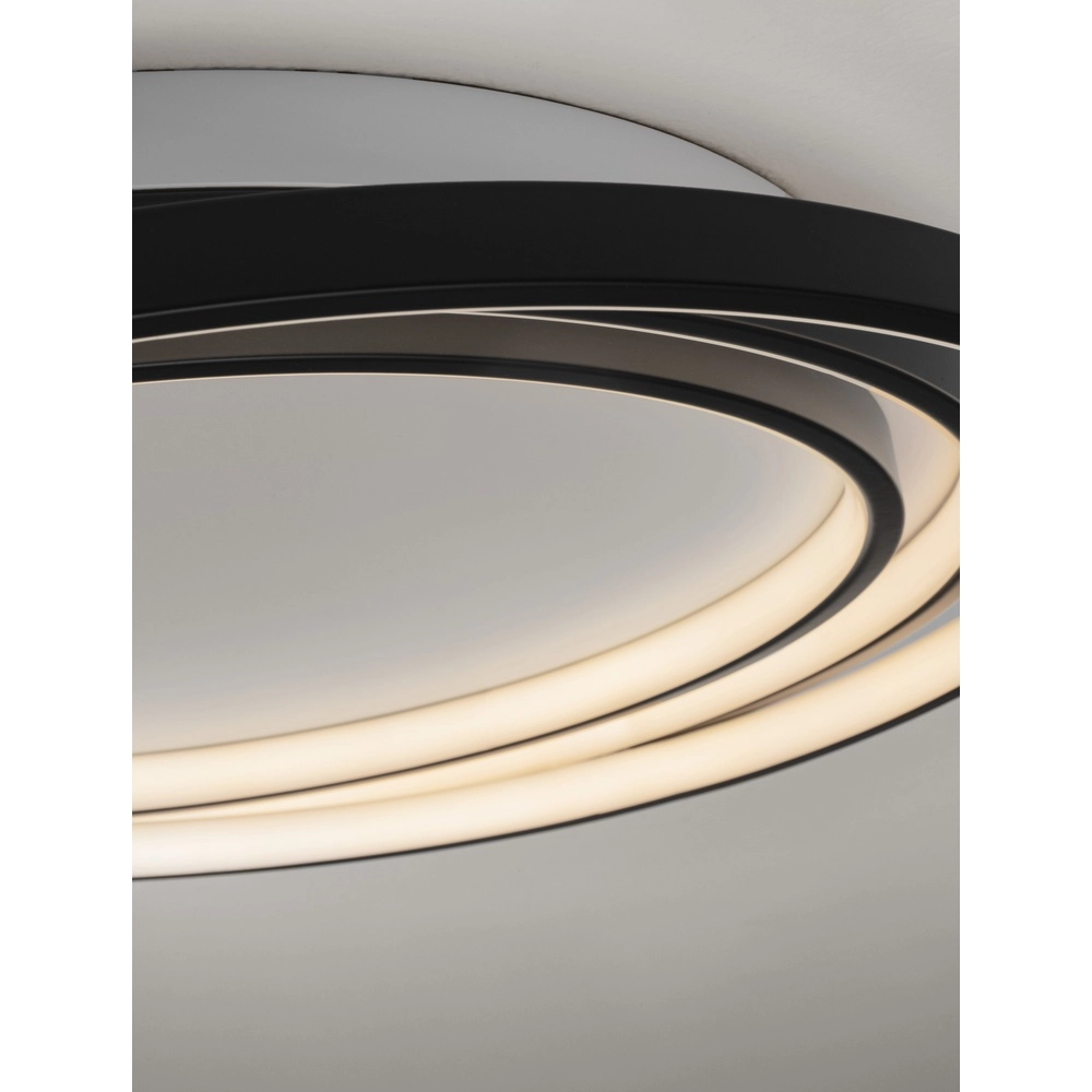 Round ceiling lamp Arbor black Ø 54cm Lyora 5212017454935