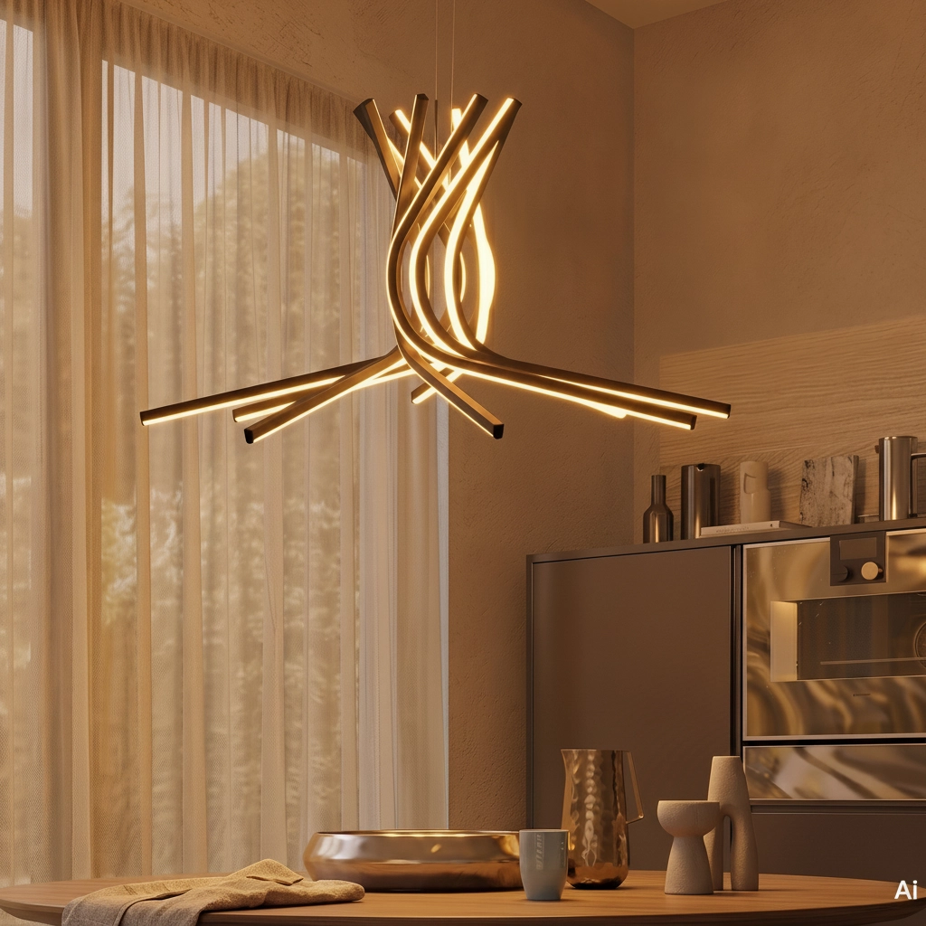 Design pendant lamp Narvi M black Ø 80cm