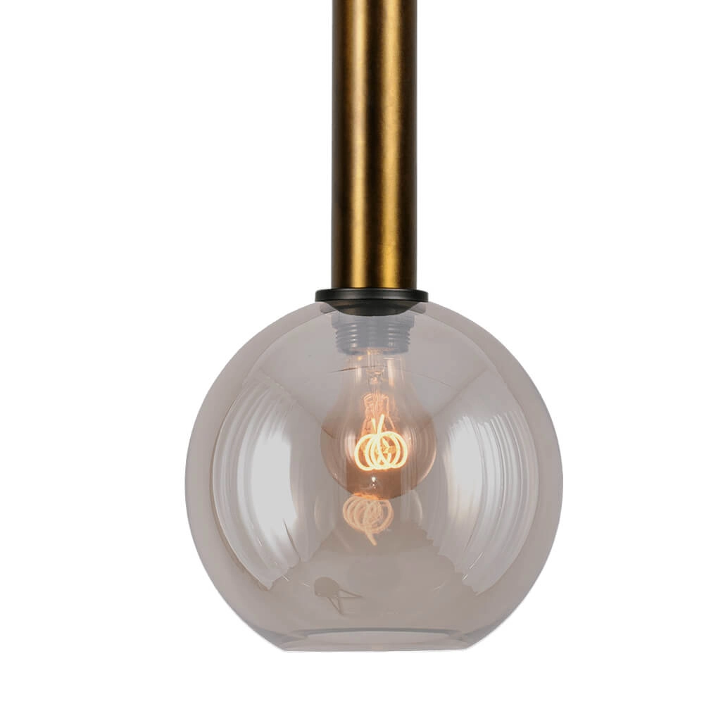 3-light hanging lamp Bella 2 with gold glass Masterlight 8718121334714