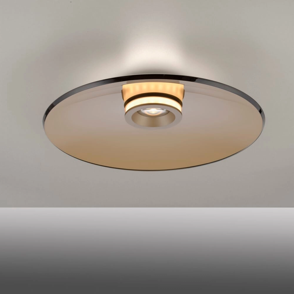 Designer ceiling lamp Pure Moon bronze Ø 50cm Paul Neuhaus 4012248382752