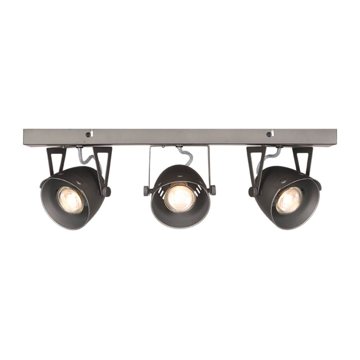 Industrial spot Cap led 3-light gray