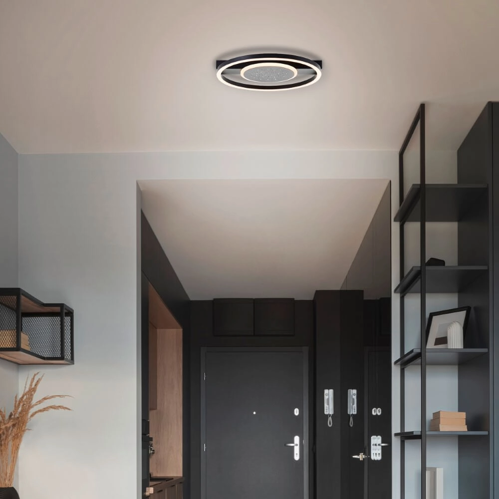 Round ceiling lamp Reno design Ø 37cm Brilliant 4004353428364