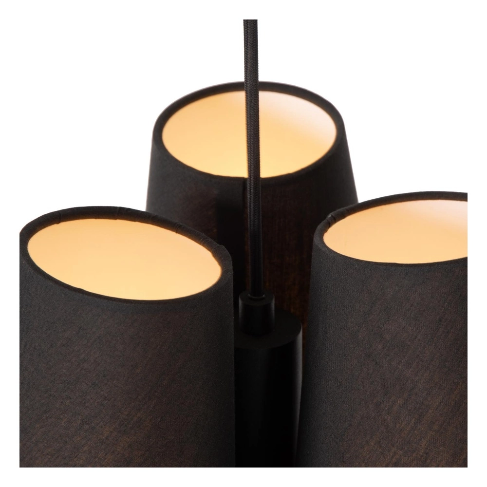 Design pendant lamp Gregory Black Lucide 5411212303127