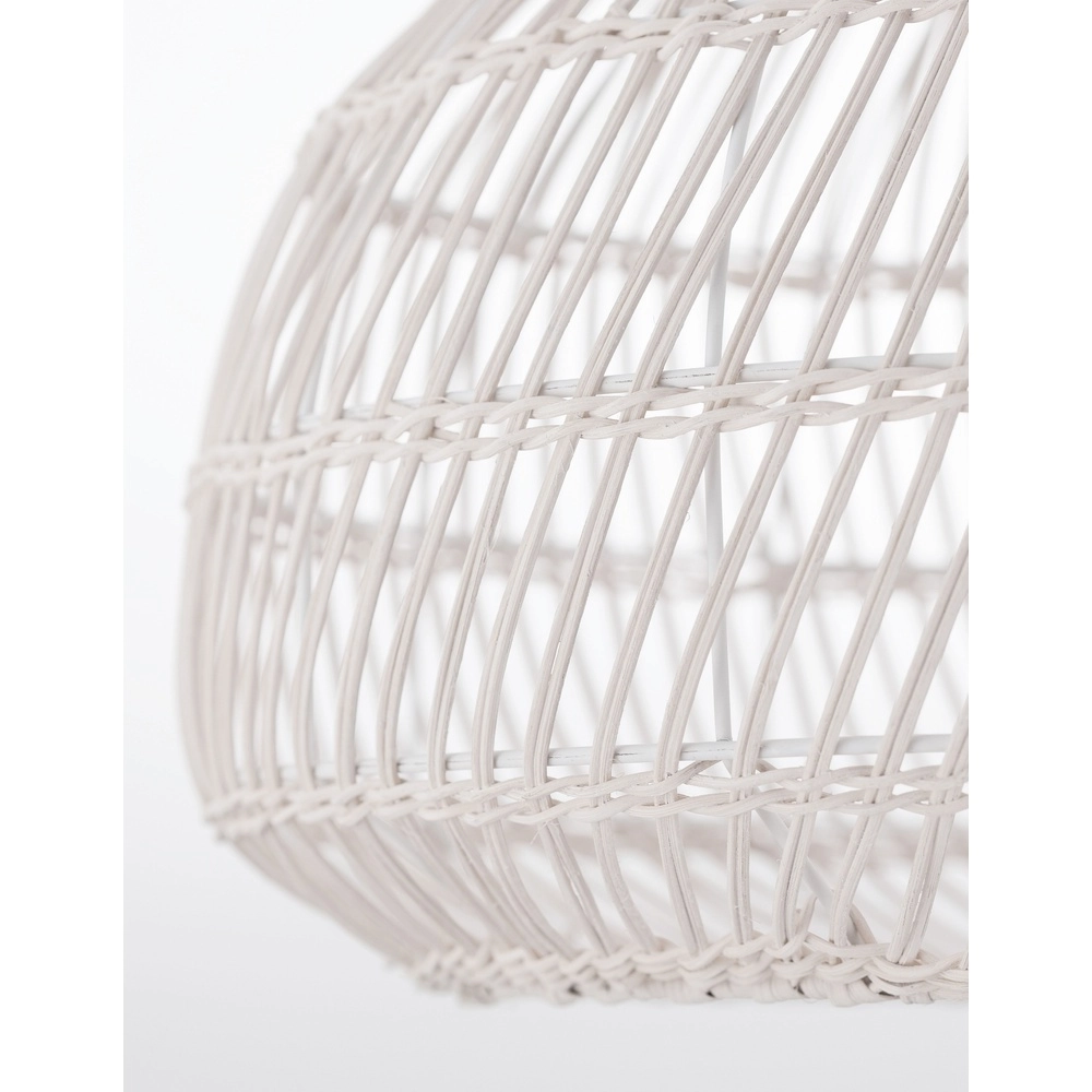 White pendant lamp Melody Ø 50.5cm Lyora 5212017416605