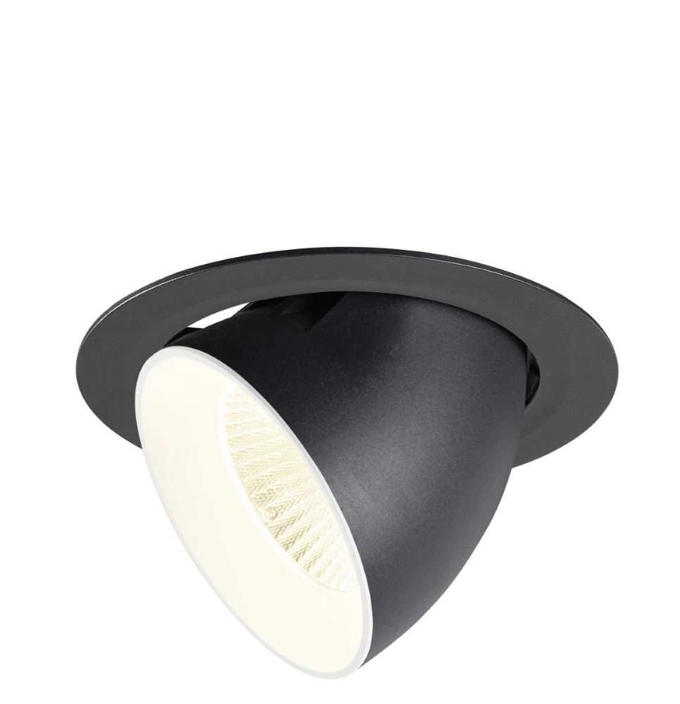 Recessed spotlight Numinos Gimble XL black/white 4000K - 40deg SLV 4024163308502