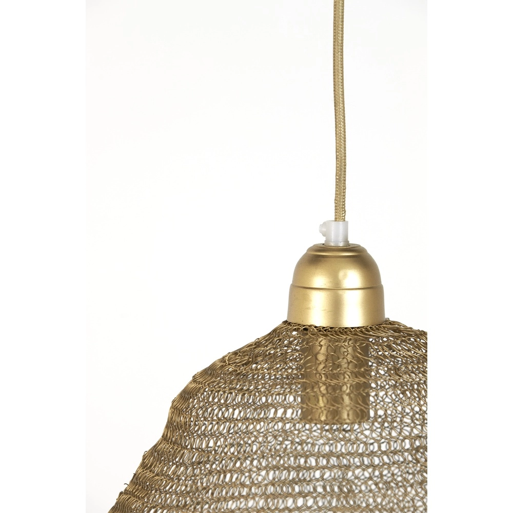 Mesh pendant lamp Nina Ø 38cm - antique bronze Light & Living 8717807175344