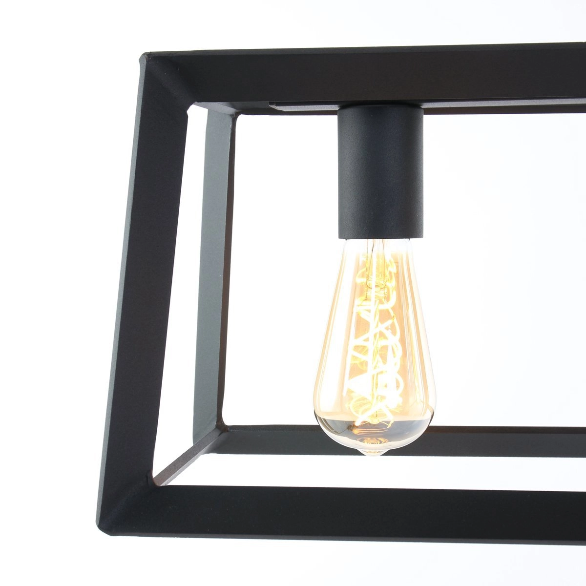 Pendant lamp Mexlite Vitrine black Steinhauer 8712746125153