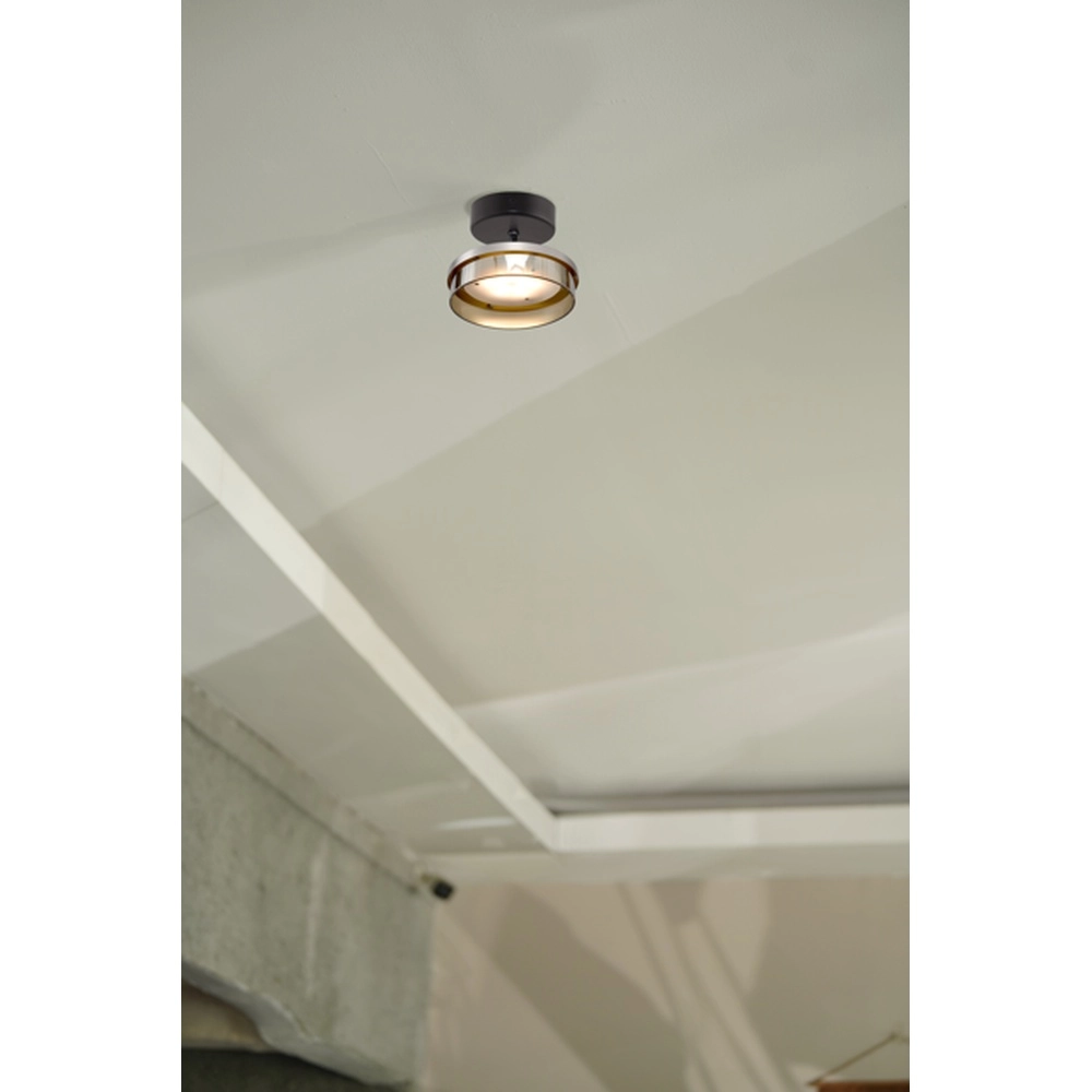 Ceiling lamp Imperia black with nickel Masterlight 8718121359557