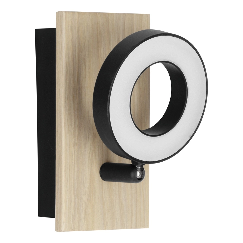 Led wall lamp Rielves with wood Eglo 9008606313709