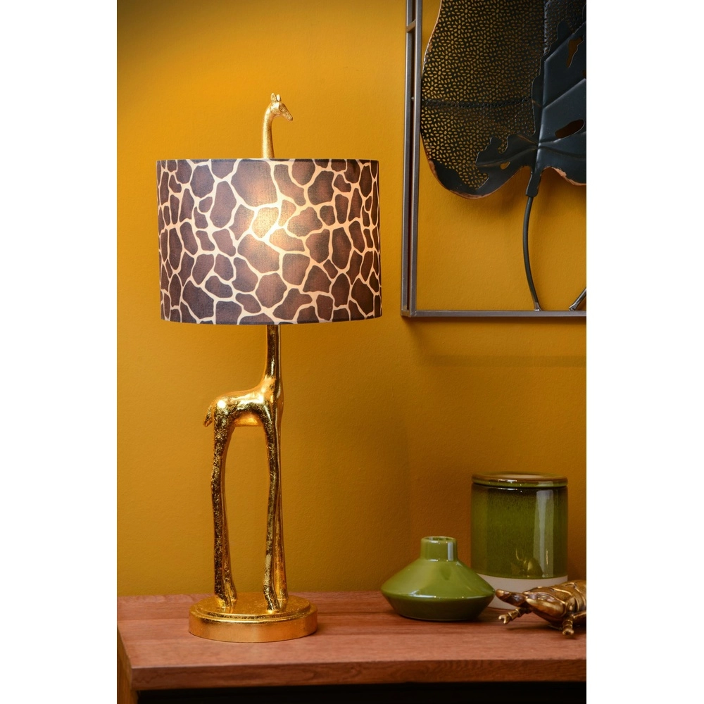Table lamp Extravaganza Miss Tall giraffe gold with black Lucide 5411212105424