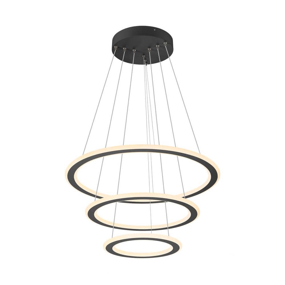 Design pendant lamp One Flat black