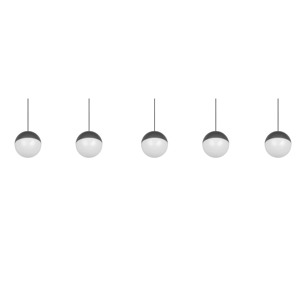 5-light pendant lamp Senta anthracite Trio 4017807697872