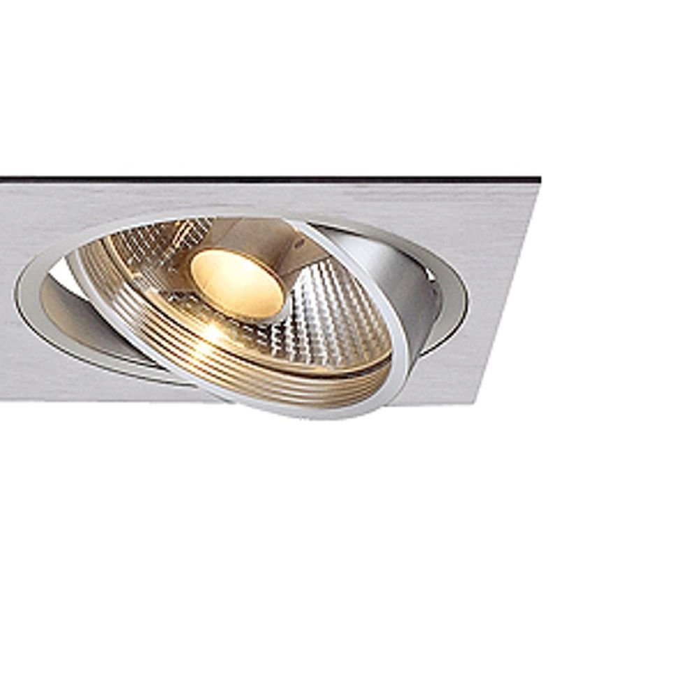 Recessed spotlight New Tria ES111 2 Square SLV 4024163106450
