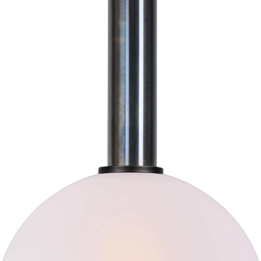 Hanging lamp Ø 25cm Bella 2 Dappled oil with matt white glass Masterlight 8718121334257
