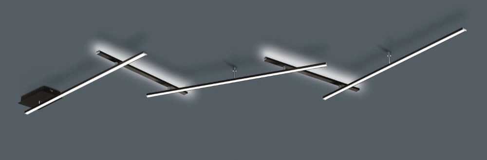 Ceiling light Indira black Trio 4017807575118