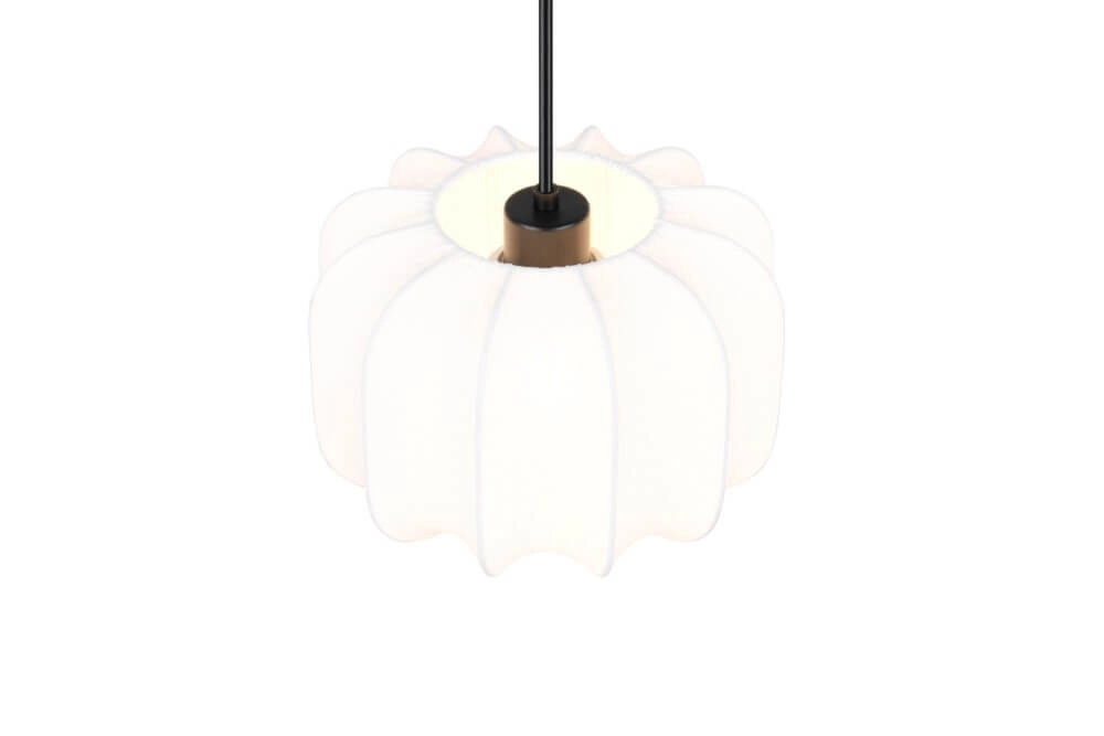 White design pendant lamp Madleine Ø 25cm Trio 4017807637465