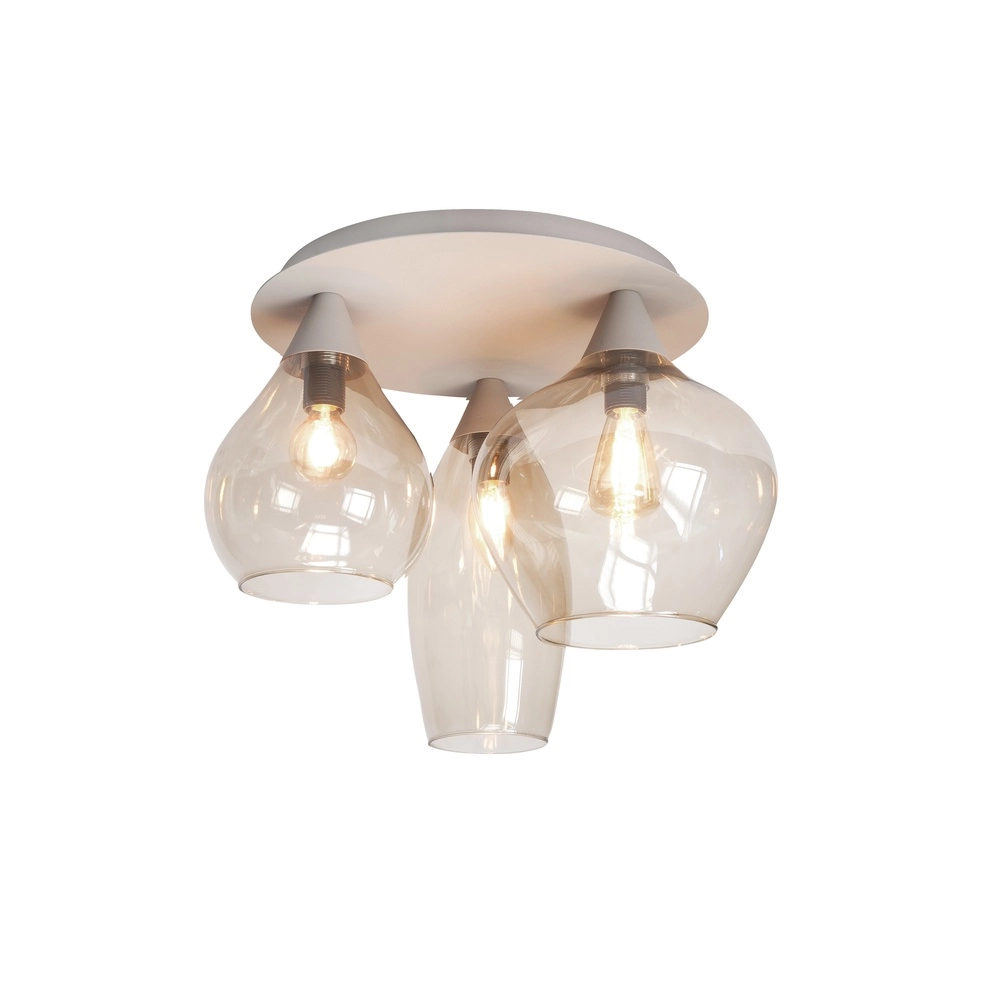 Ceiling lamp Cambio sand brown