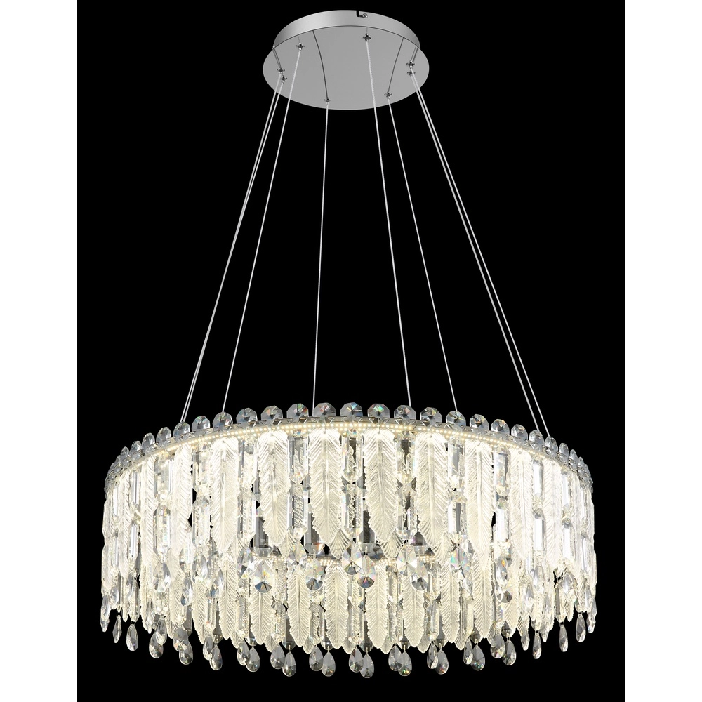 Pendant lamp Klunka chrome Ø 79.5cm Globo 9007371450107