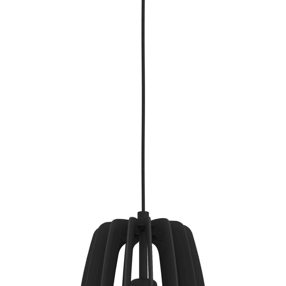 Black hanging lamp Bajazzara Ø 26cm Eglo 9008606244348