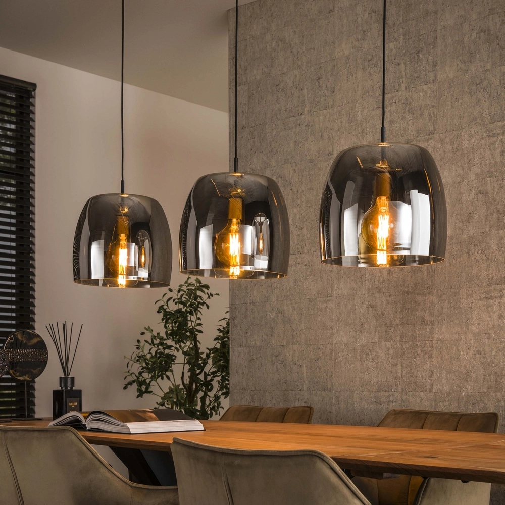 Dining table pendant lamp Drift 3x Ø 35cm