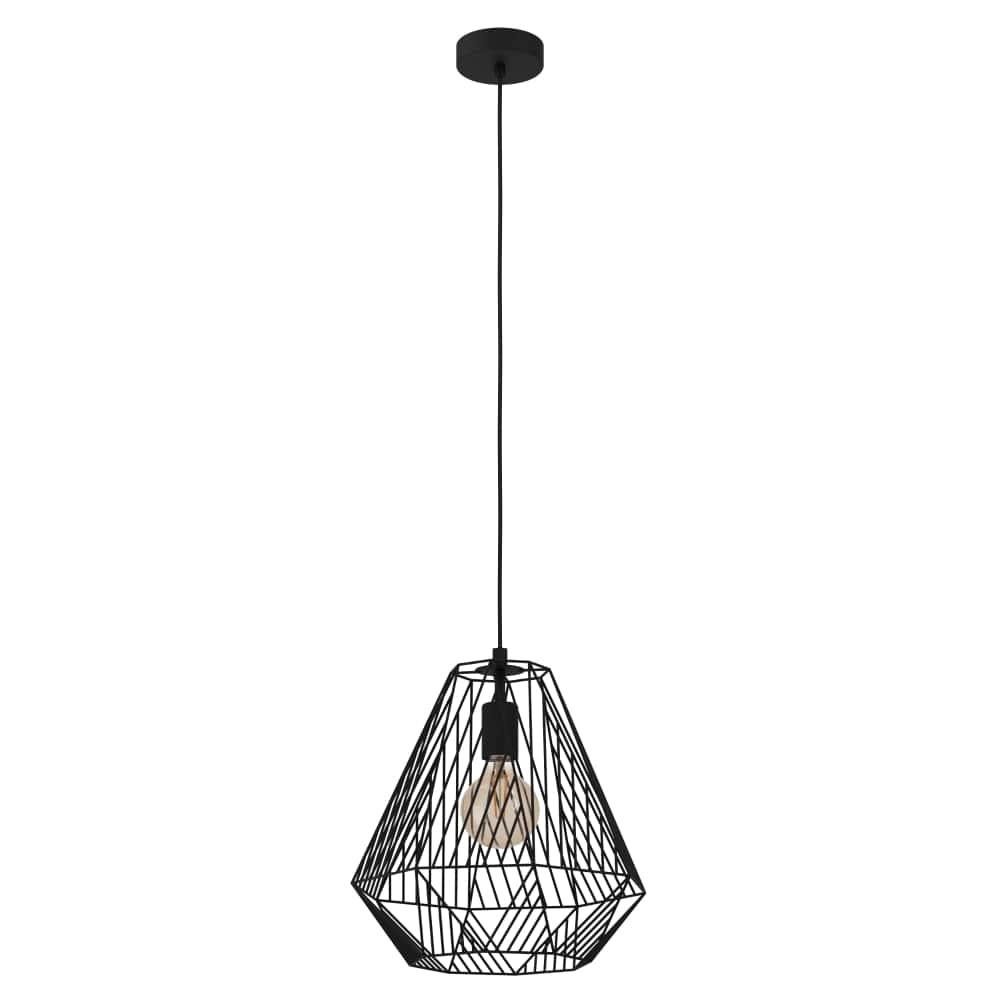 Black wire lamp Stype Ø 33cm