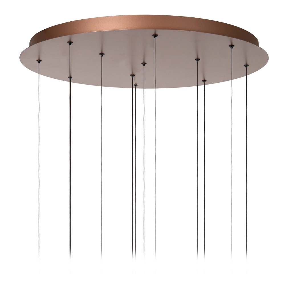 Design vide pendant lamp Jasmine copper 12-lights Premium by Lucide 5411212741271