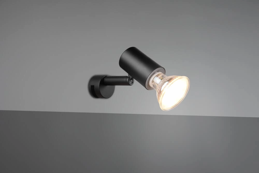 Mirror lamp Lorenzo black Trio 4017807508307
