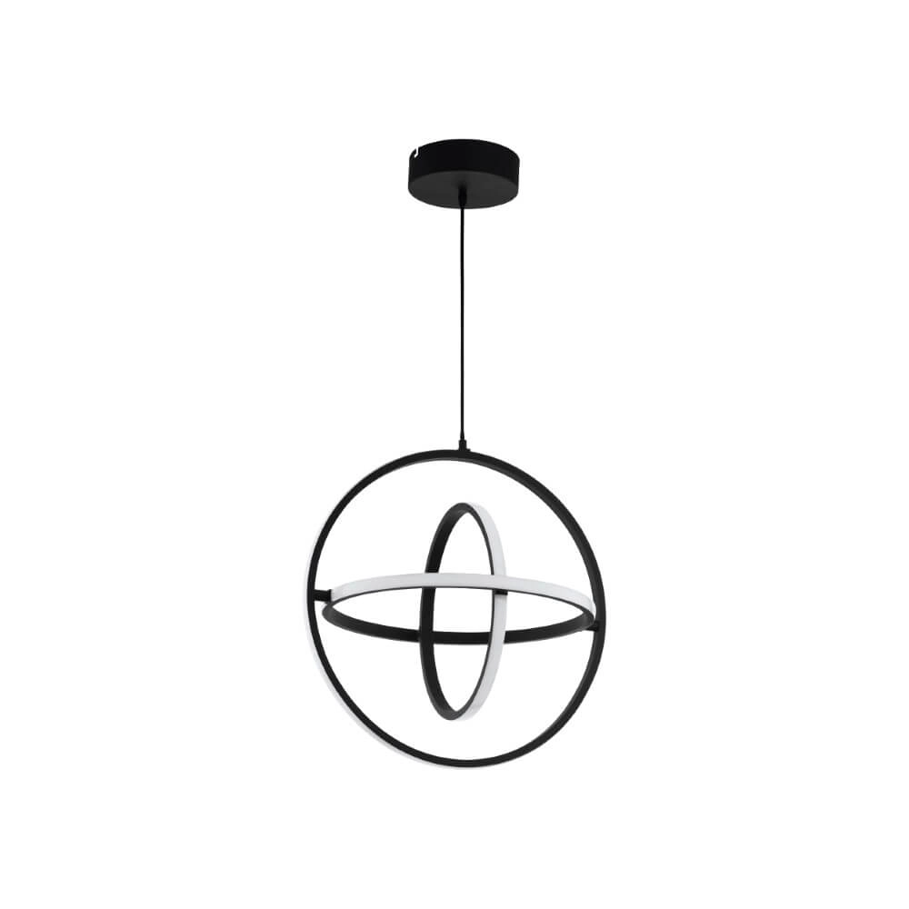 Black hanging lamp Retornio Ø 50cm