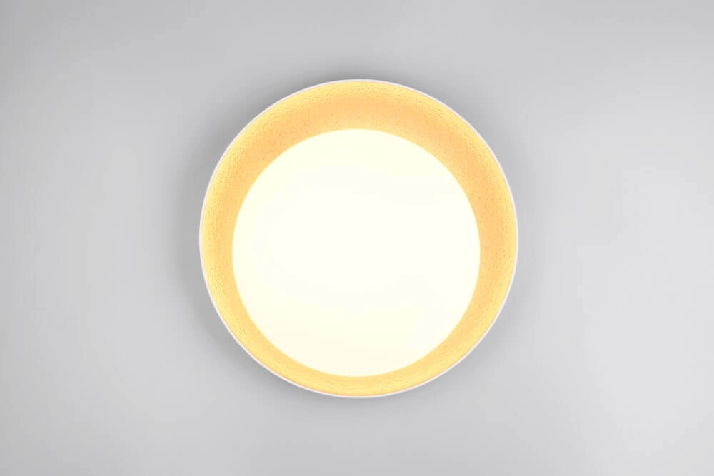 Beautiful LED ceiling light Aleta Ø 45cm - gold Trio 4017807616750
