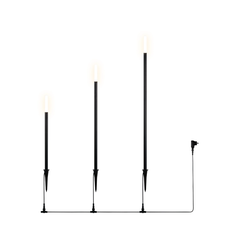 Garden lamp Stick Black Trio 4017807697575