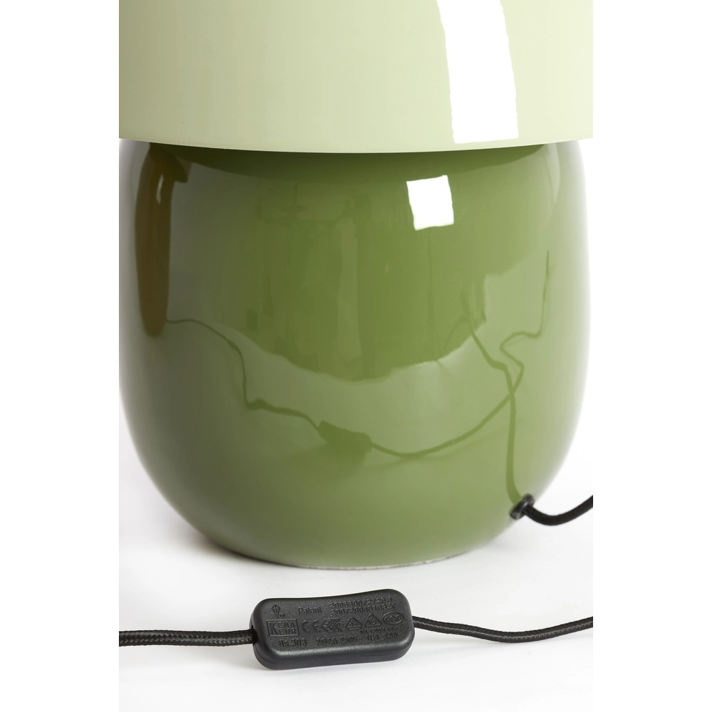 Bedroom Table Lamp Mimosa shiny green Light & Living 8717807816292