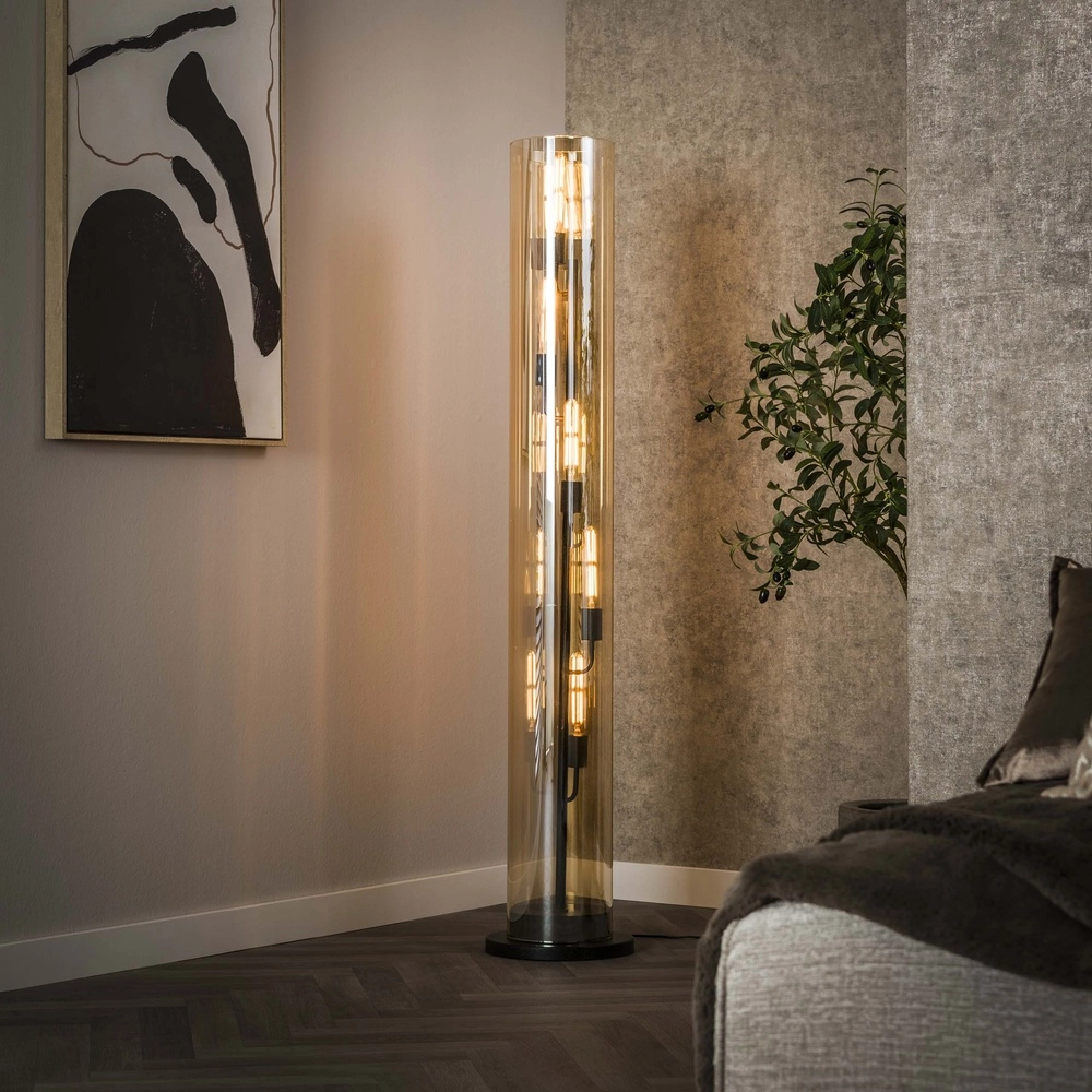 Glass floor lamp Tube 150cm