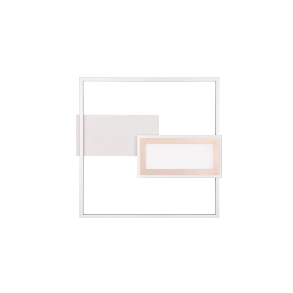 Square ceiling lamp Spiro grey 50cm Trio 4017807612479