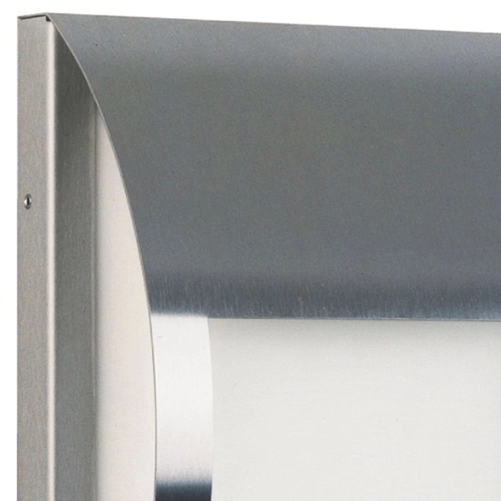Modern stainless steel outdoor lamp Hemisphere 28cm Albert 4007235961782