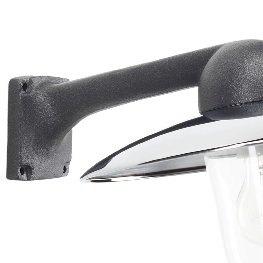 Industrial stable lamp Fabrique anthracite with chrome KS Verlichting 8714732118859