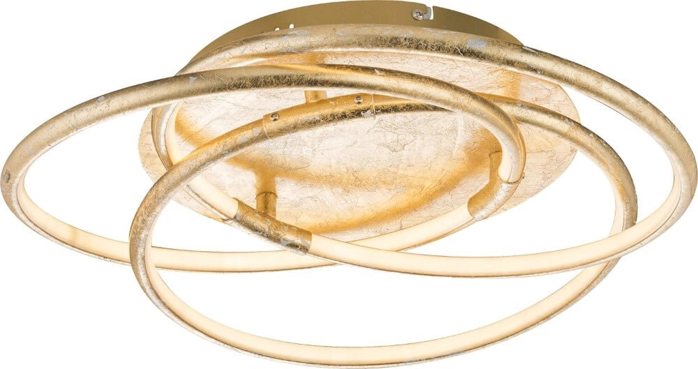 Gold ceiling lamp Barna Ø 50cm