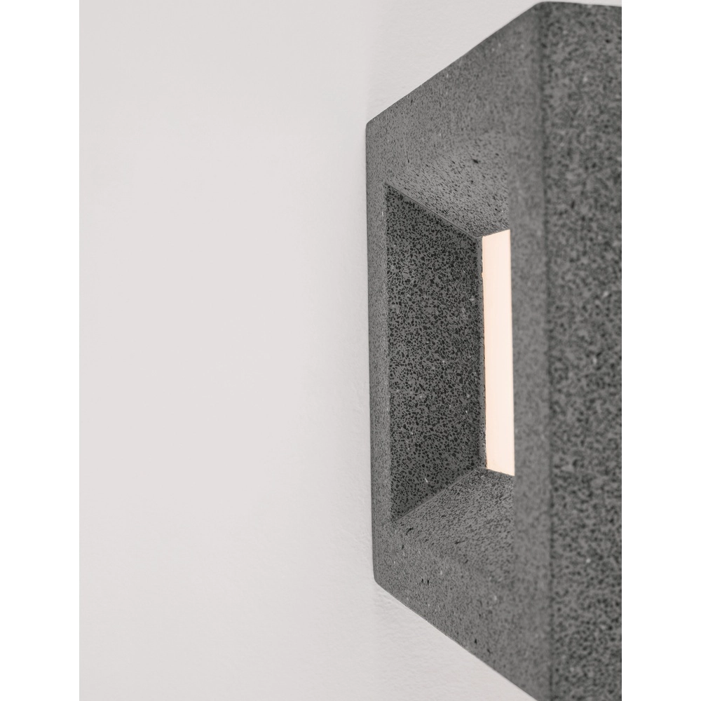 Square wall lamp Castro black Lyora 5212017426925