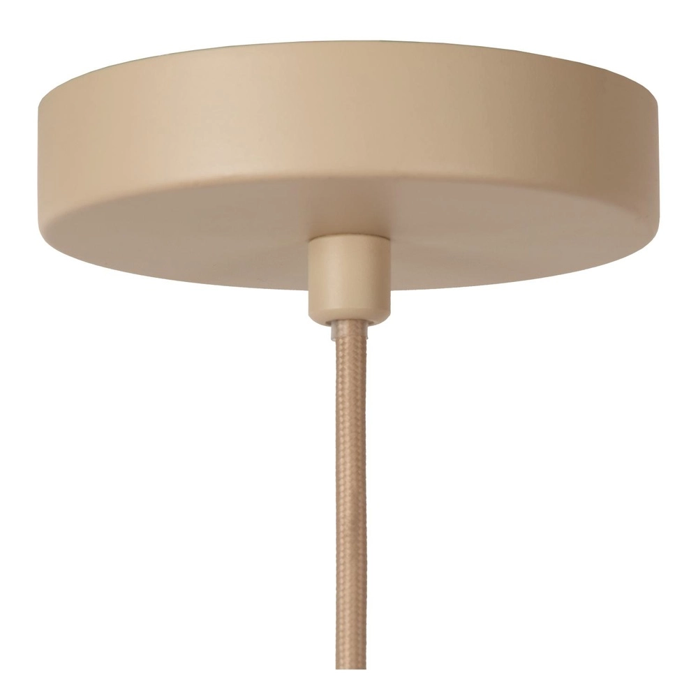 Pendant lamp Corina sand brown Ø 50cm Lucide 5411212032010