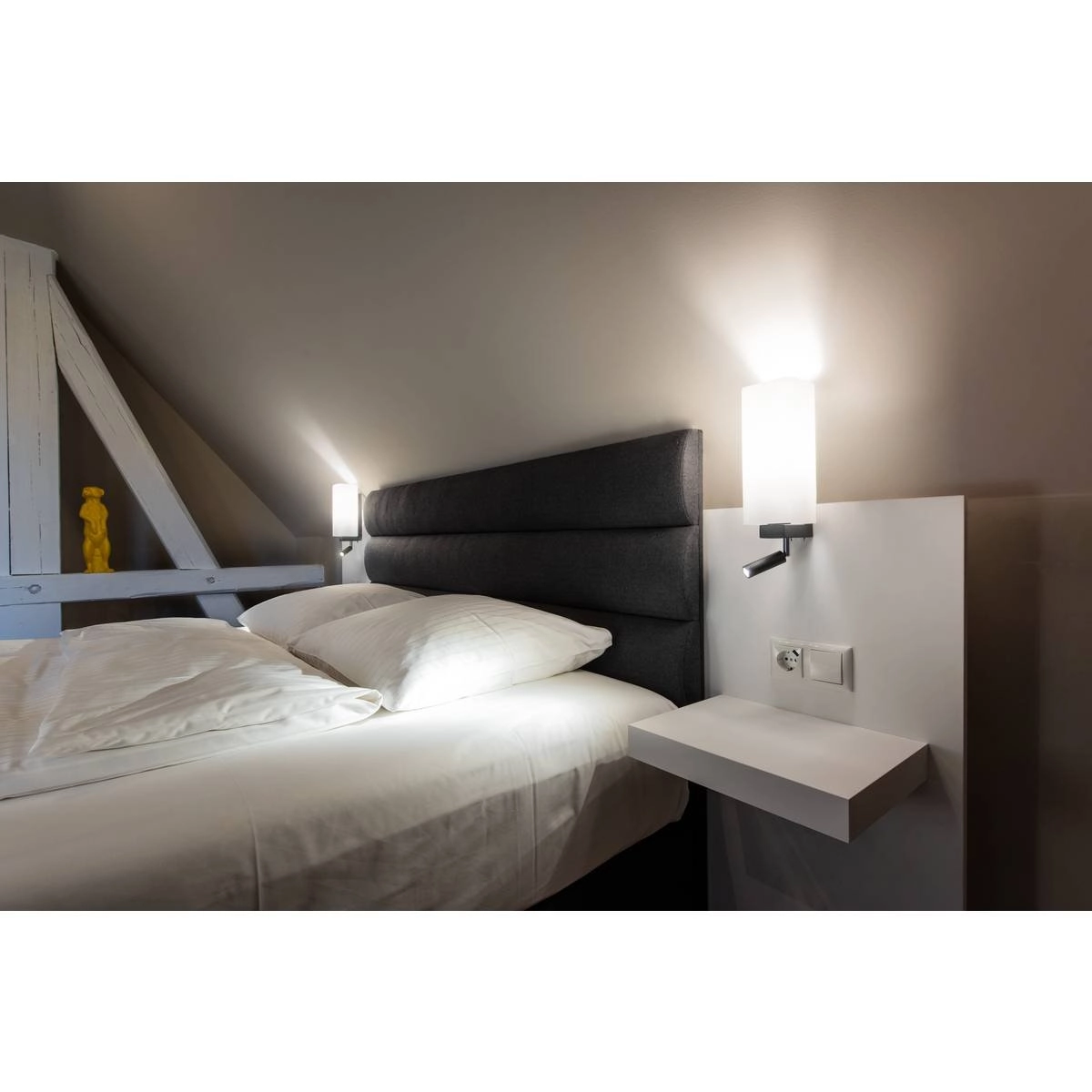 Bedroom wall lamp Quadrass black SLV 4024163235853