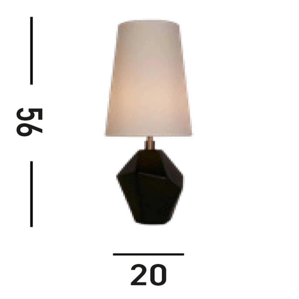 Table lamp Apex black Searchlight 5053423273945