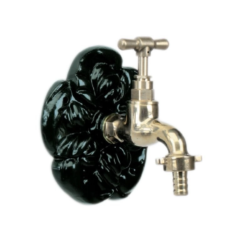 Water ornament Roset black