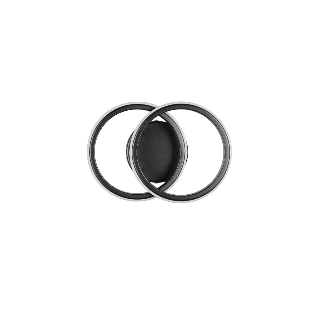 Black ceiling lamp Kasia Round design Trio 4017807653823