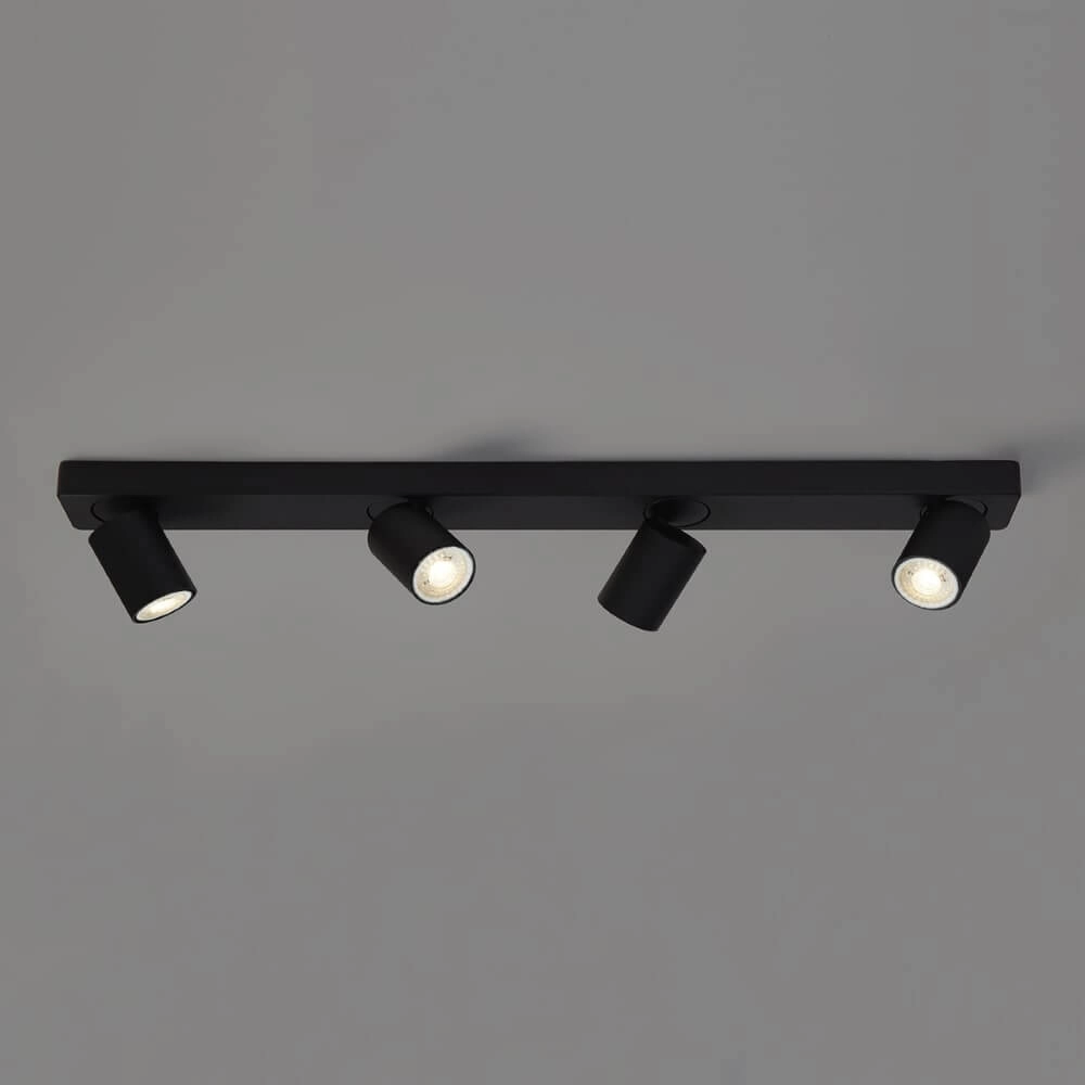 Ceiling lamp Moon 4 Rectangular Black Lyora