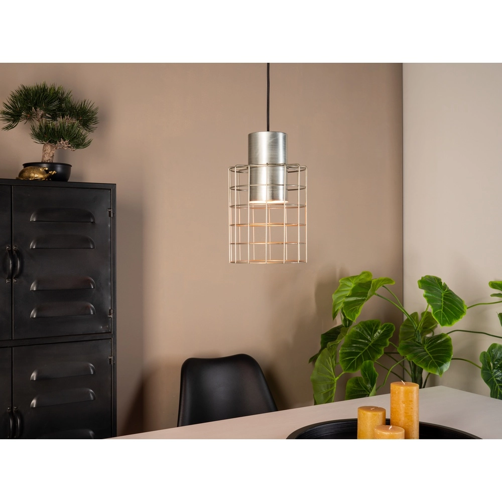 Japandi ceiling lamp Rosley 2L - black with cream Eglo 9002759436575