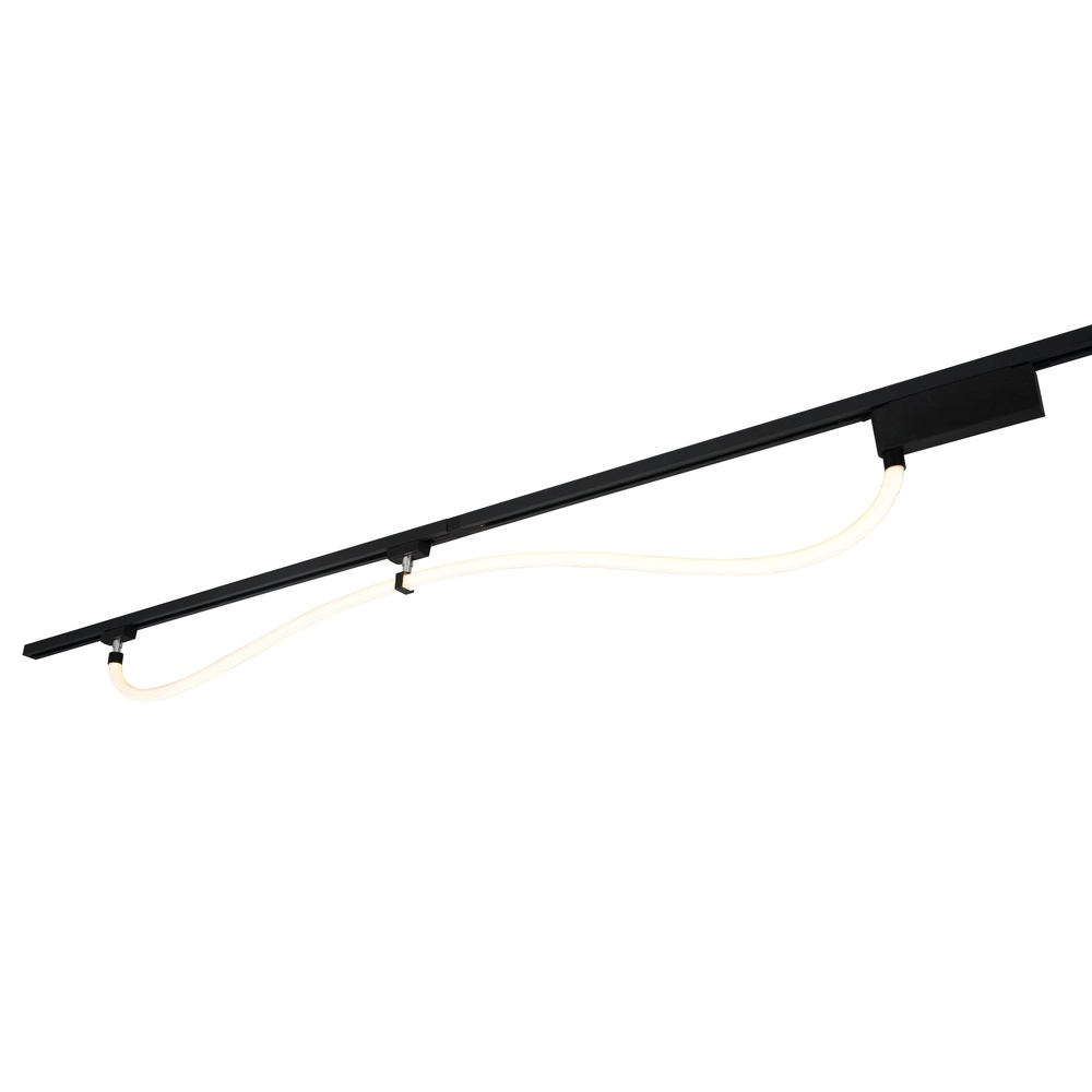 Rail lighting hose Tube black 160cm 2-phase Trio 4017807667431
