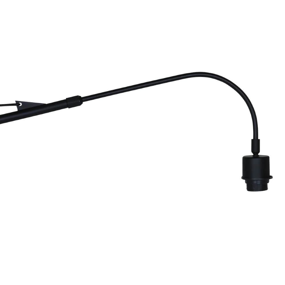 Black wall lamp Elegant Classy with gold velvet Steinhauer 8712746146059
